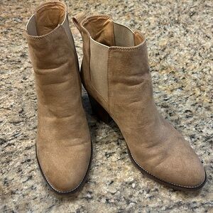 J. Crew Tan Ankle Boots